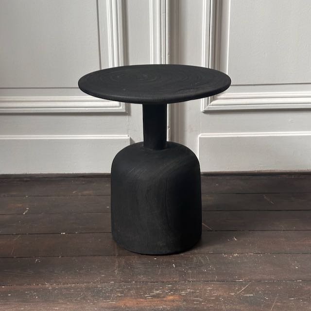 The Corner - Table PN6 S - Burnt wood - Side Tables & Stools