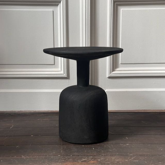 The Corner - Table PN6 S - Burnt wood - Side Tables & Stools