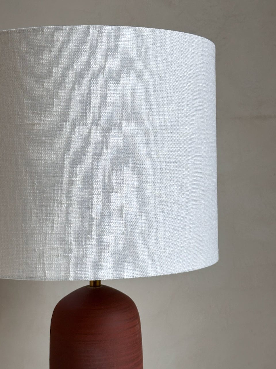 The Corner - Terracotta clay lamp N° 1 - Lighting