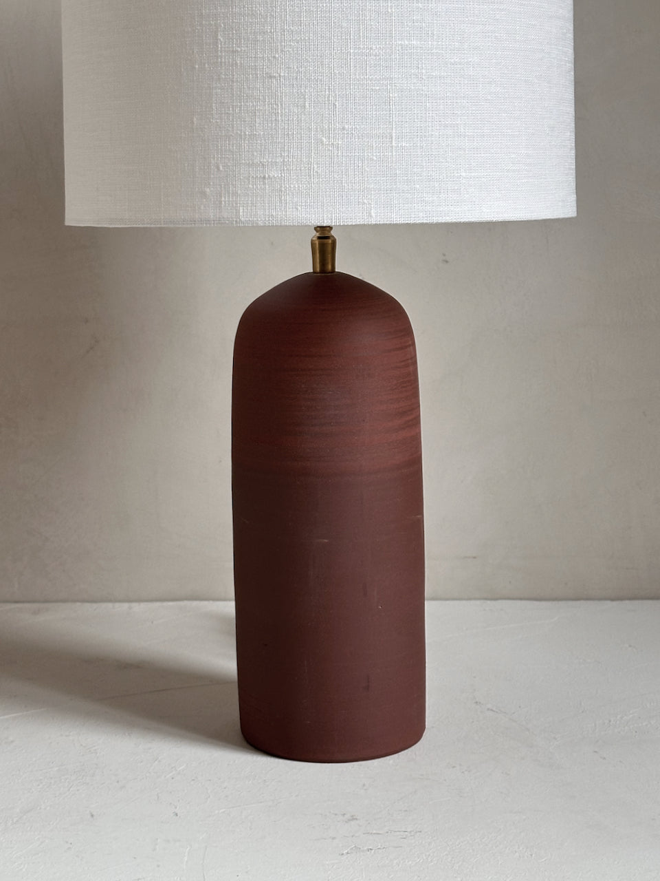 The Corner - Terracotta clay lamp N° 1 - Lighting