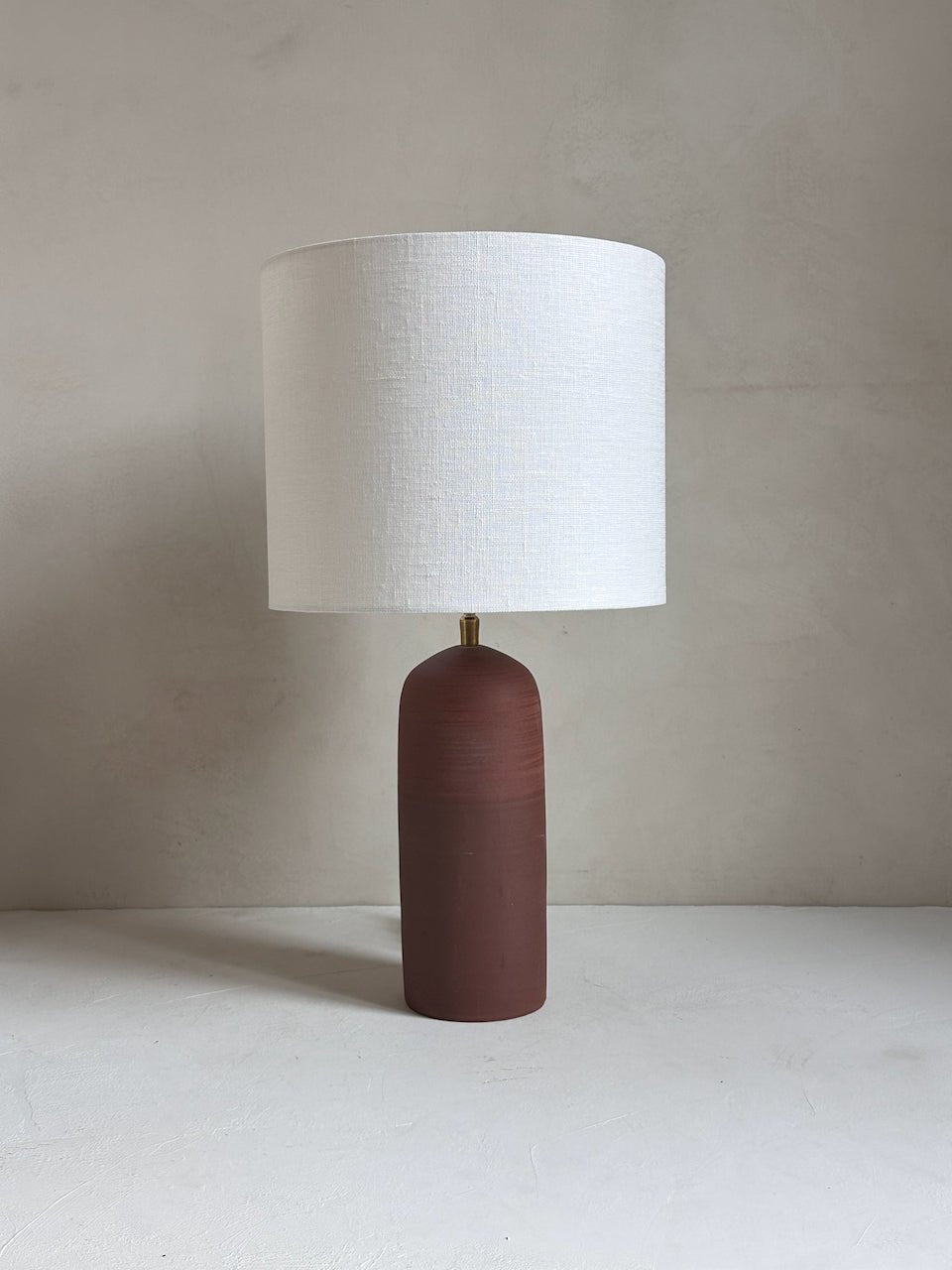 The Corner - Terracotta clay lamp N° 1 - Lighting