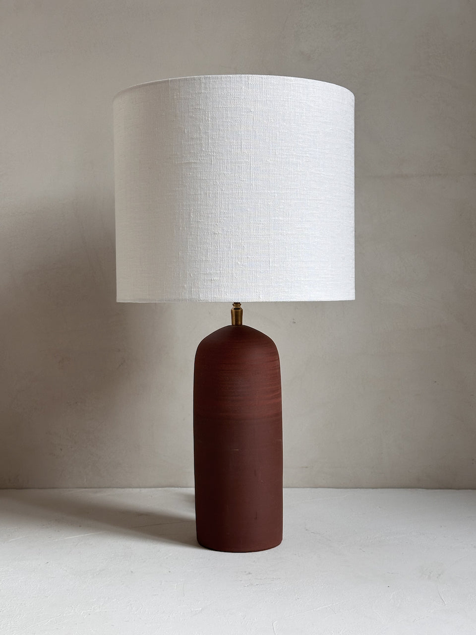 The Corner - Terracotta clay lamp N° 1 - Lighting