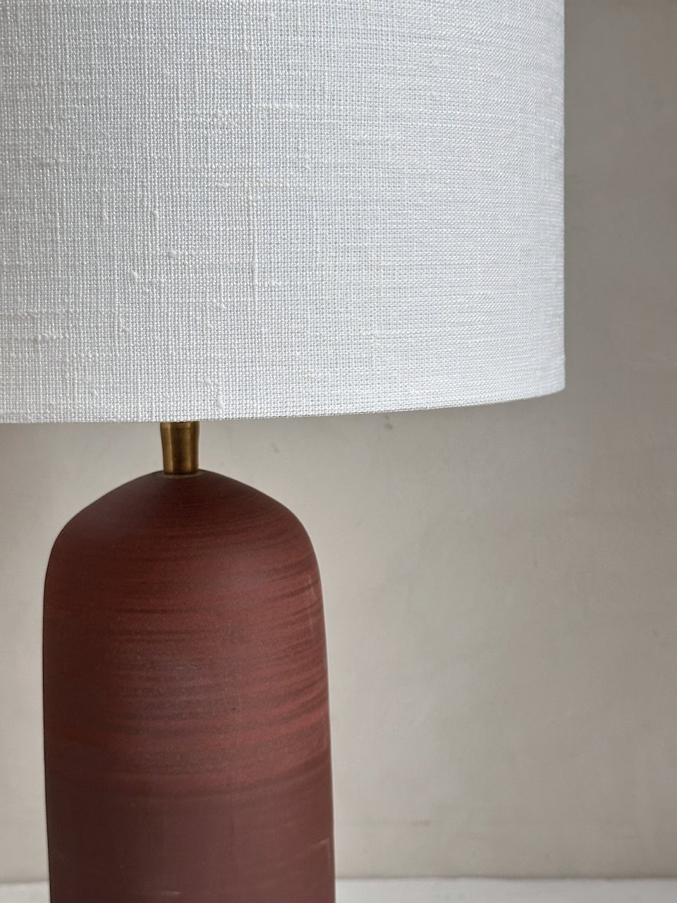 The Corner - Terracotta clay lamp N° 1 - Lighting