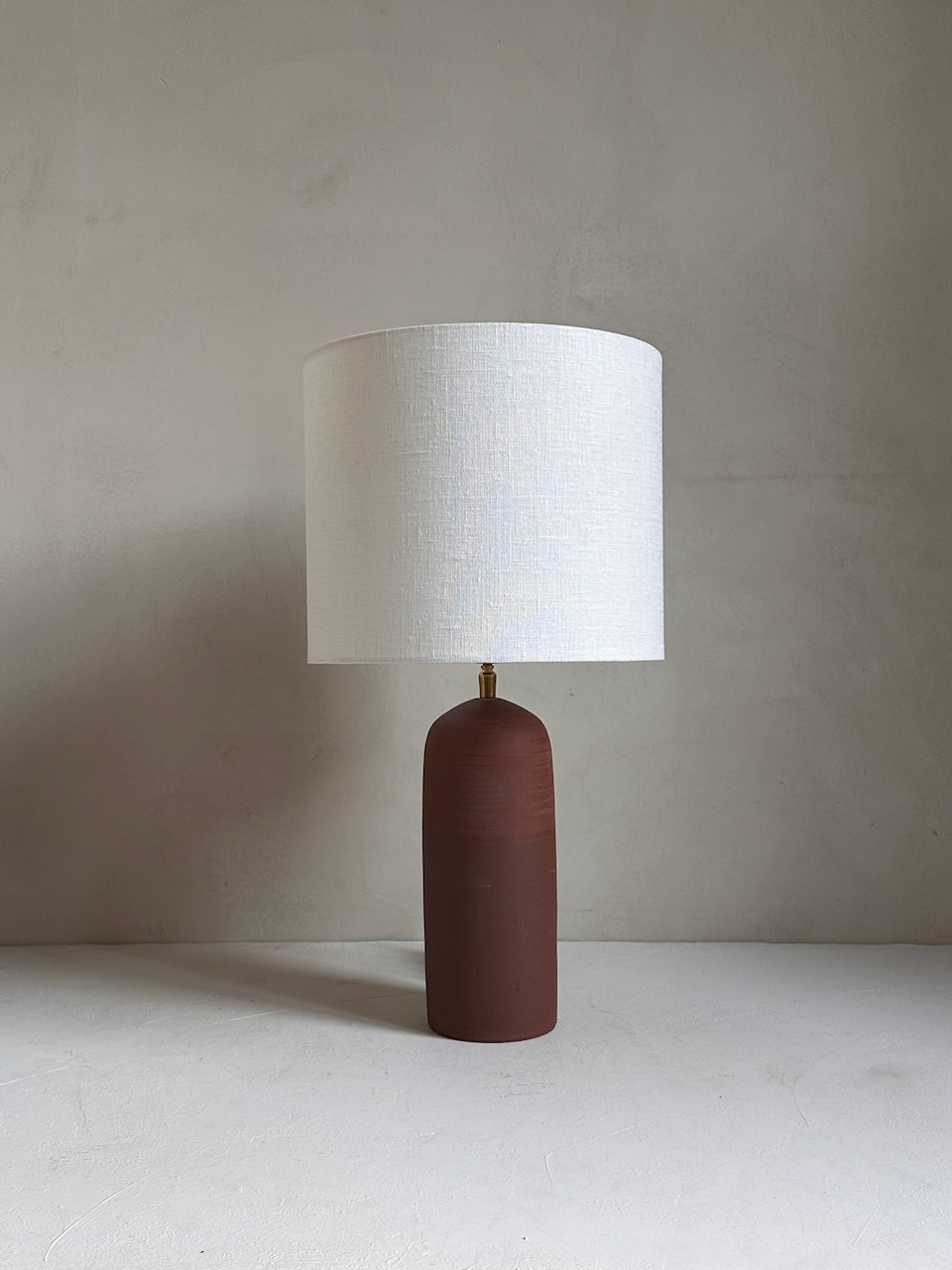 The Corner - Terracotta clay lamp N° 1 - Lighting