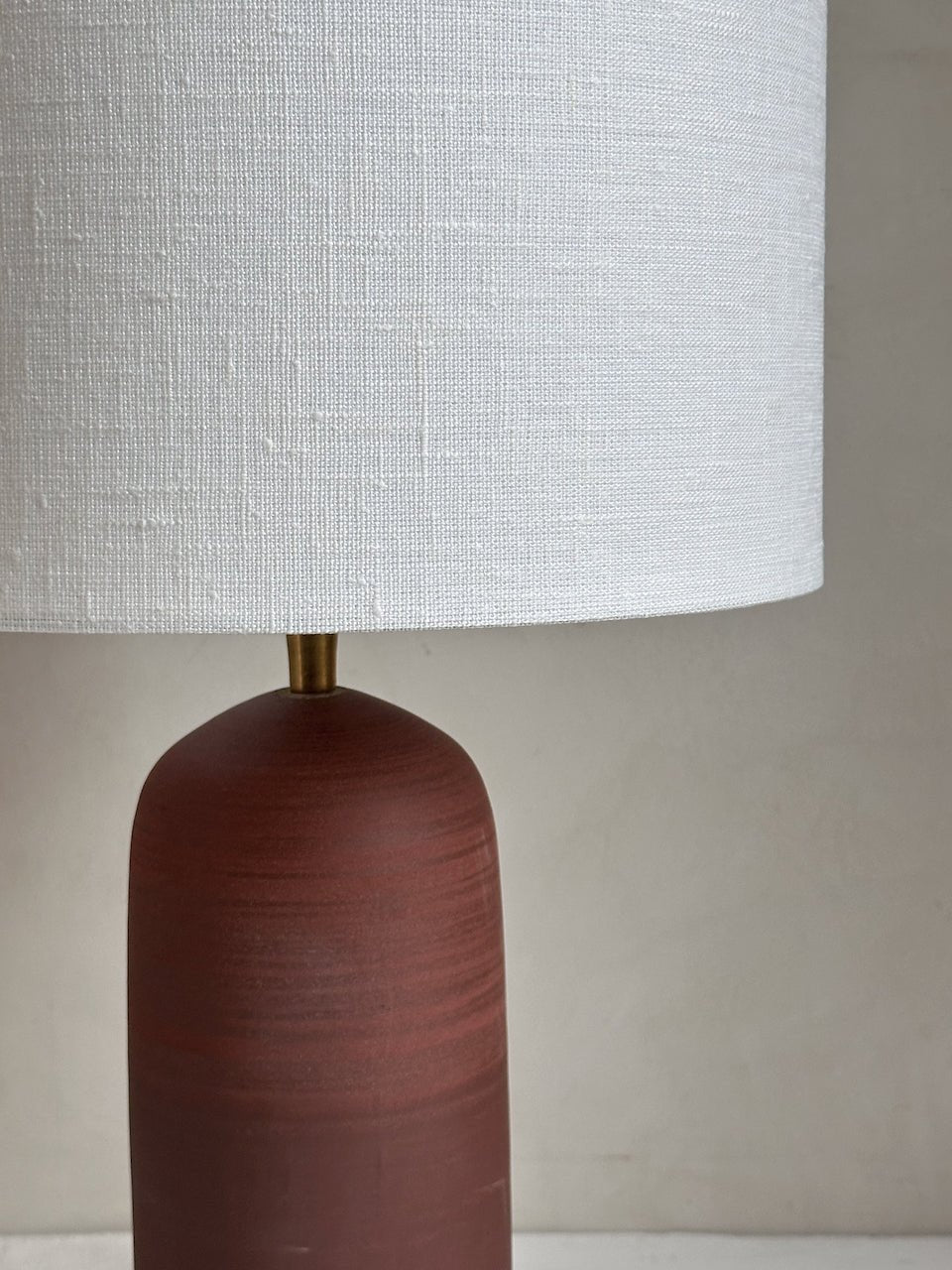 The Corner - Terracotta clay lamp N° 1 - Lighting