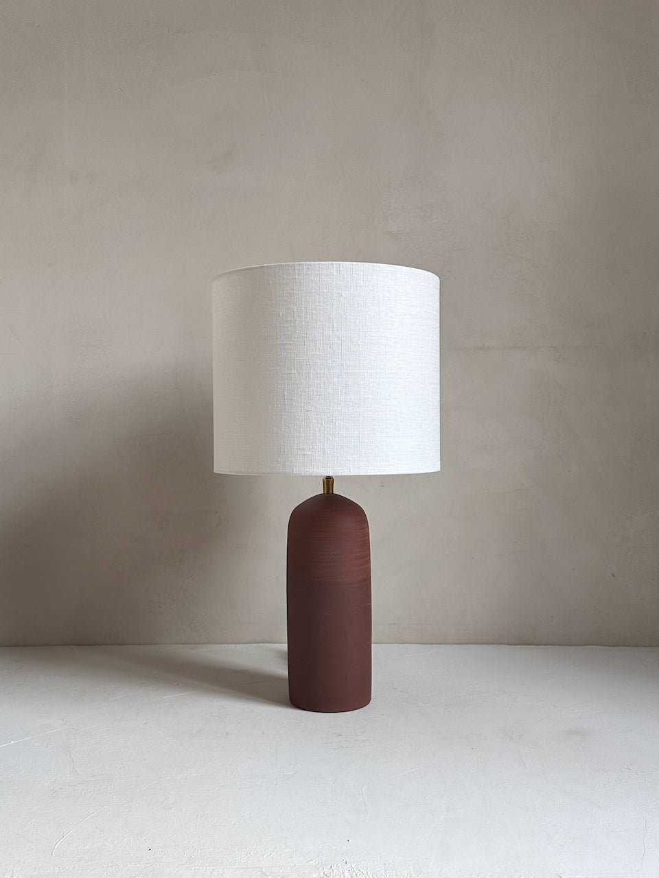 The Corner - Terracotta clay lamp N° 1 - Lighting