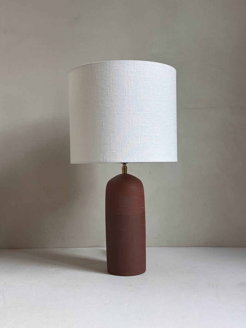 The Corner - Terracotta clay lamp N° 1 - Lighting