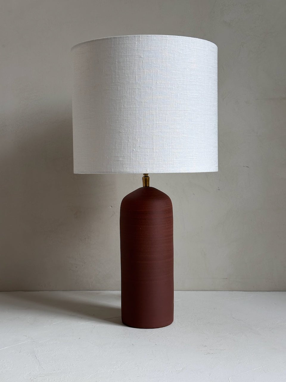 The Corner - Terracotta clay lamp N° 2 - Lighting