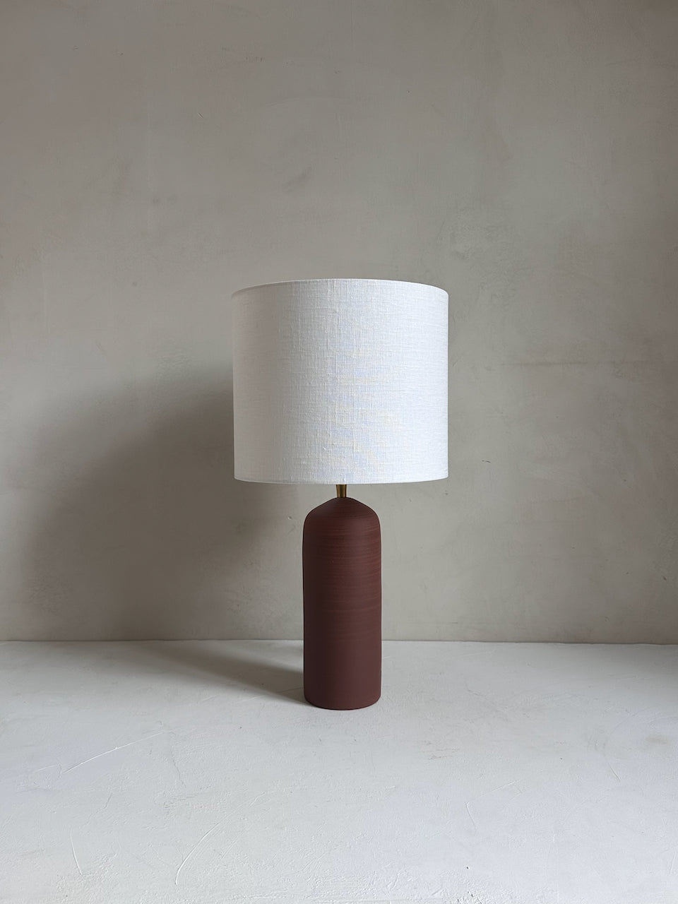 The Corner - Terracotta clay lamp N° 2 - Lighting