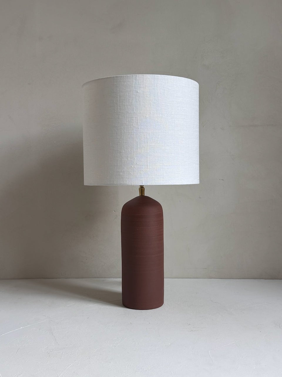 The Corner - Terracotta clay lamp N° 2 - Lighting