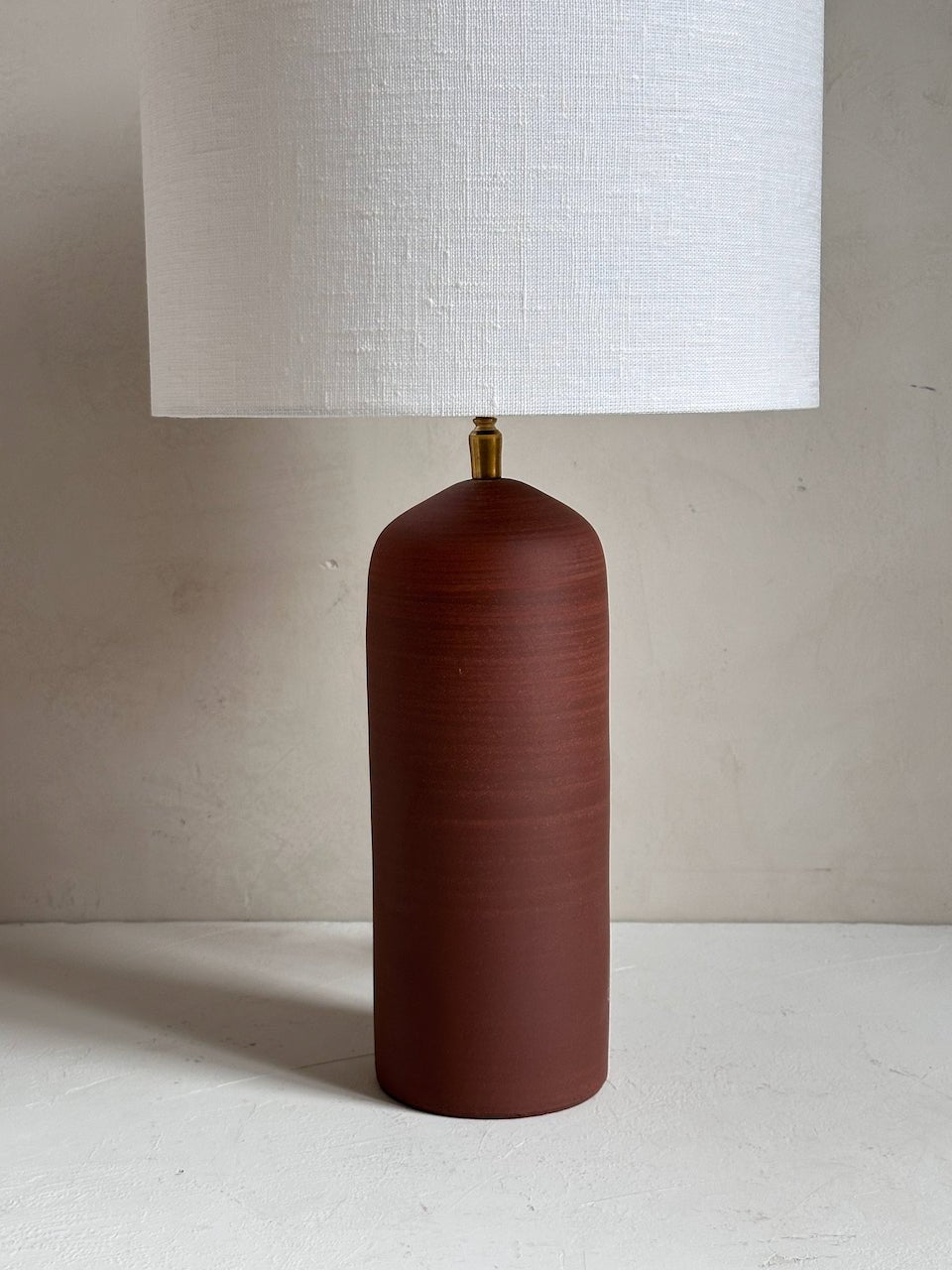 The Corner - Terracotta clay lamp N° 2 - Lighting