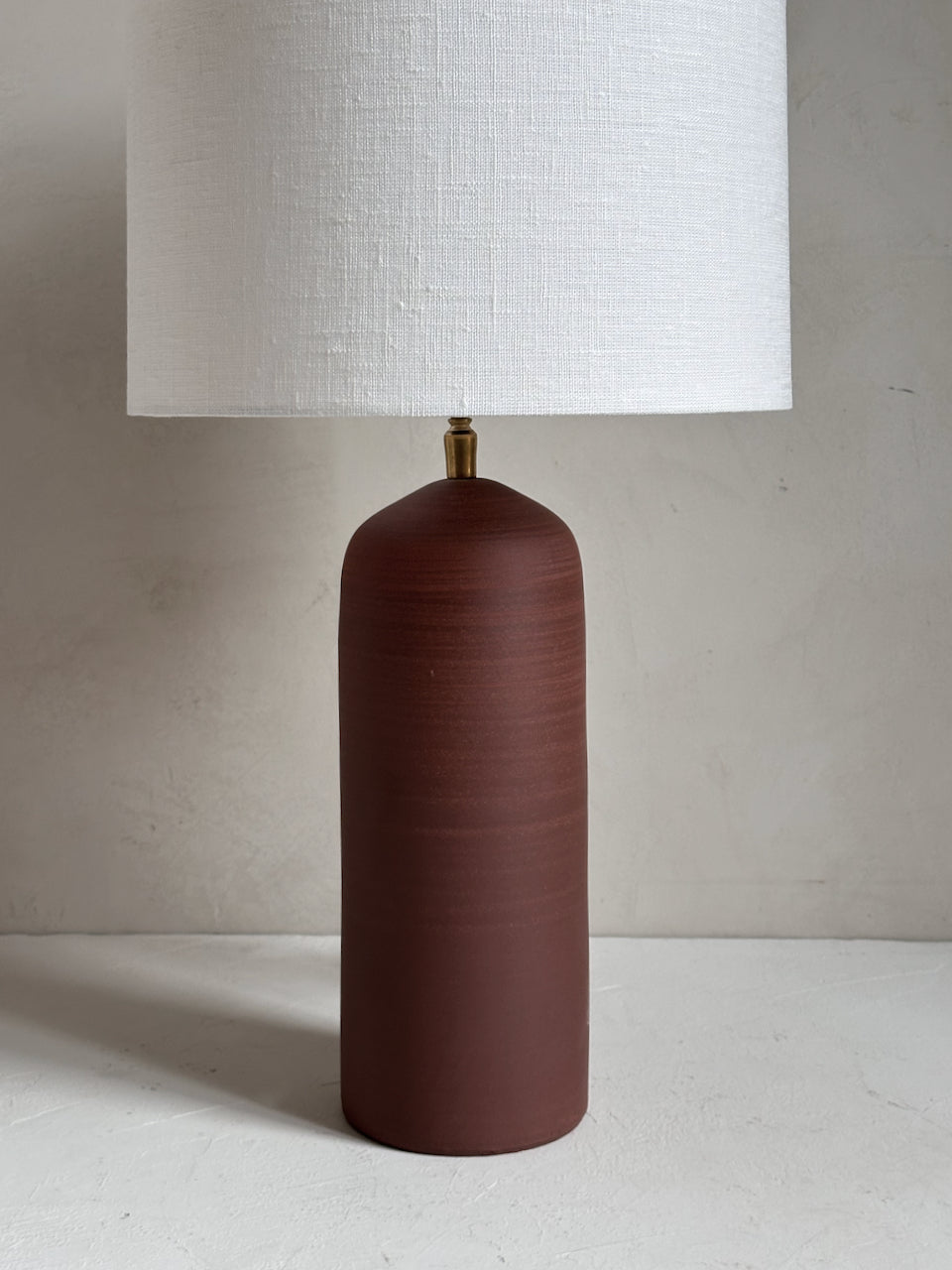 The Corner - Terracotta clay lamp N° 2 - Lighting