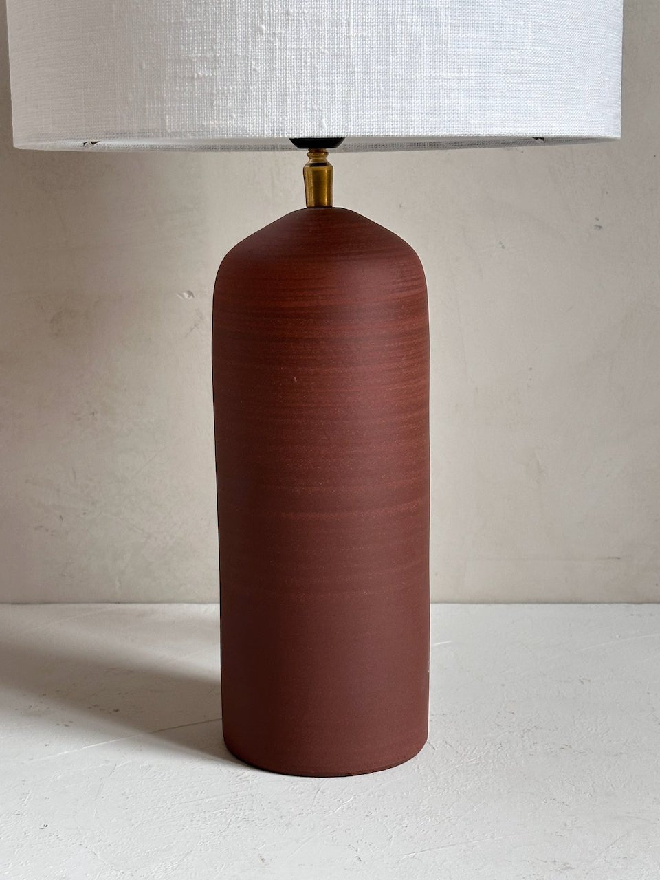 The Corner - Terracotta clay lamp N° 2 - Lighting