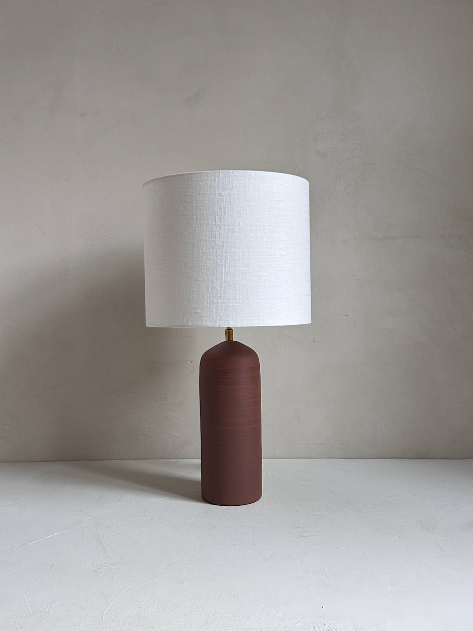 The Corner - Terracotta clay lamp N° 2 - Lighting