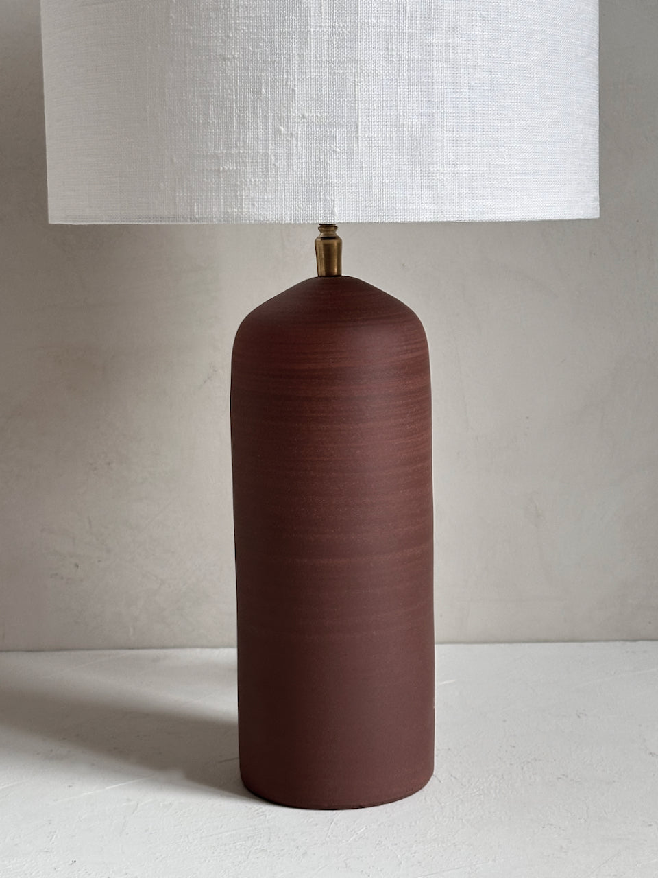 The Corner - Terracotta clay lamp N° 2 - Lighting