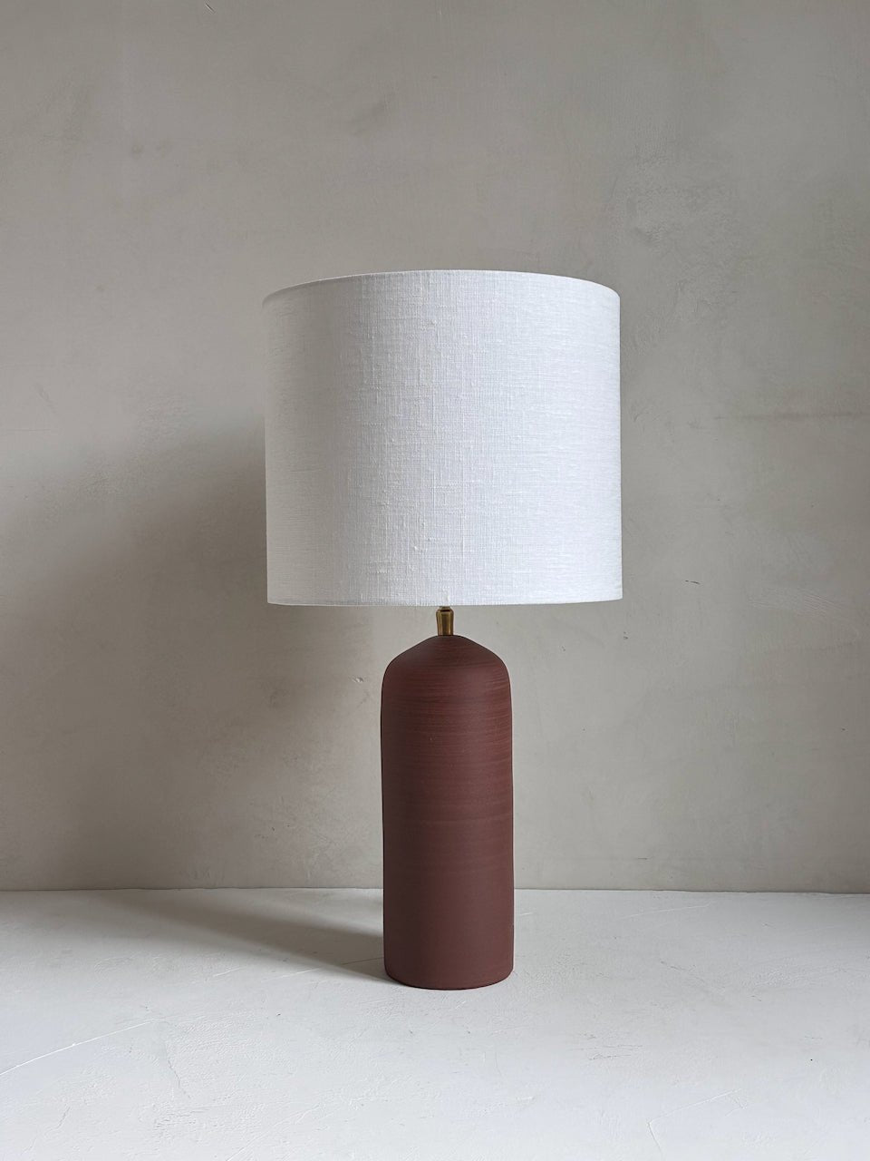 The Corner - Terracotta clay lamp N° 2 - Lighting