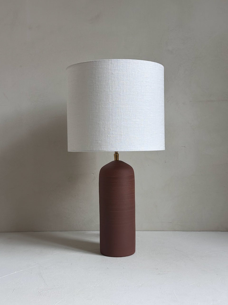 The Corner - Terracotta clay lamp N° 2 - Lighting