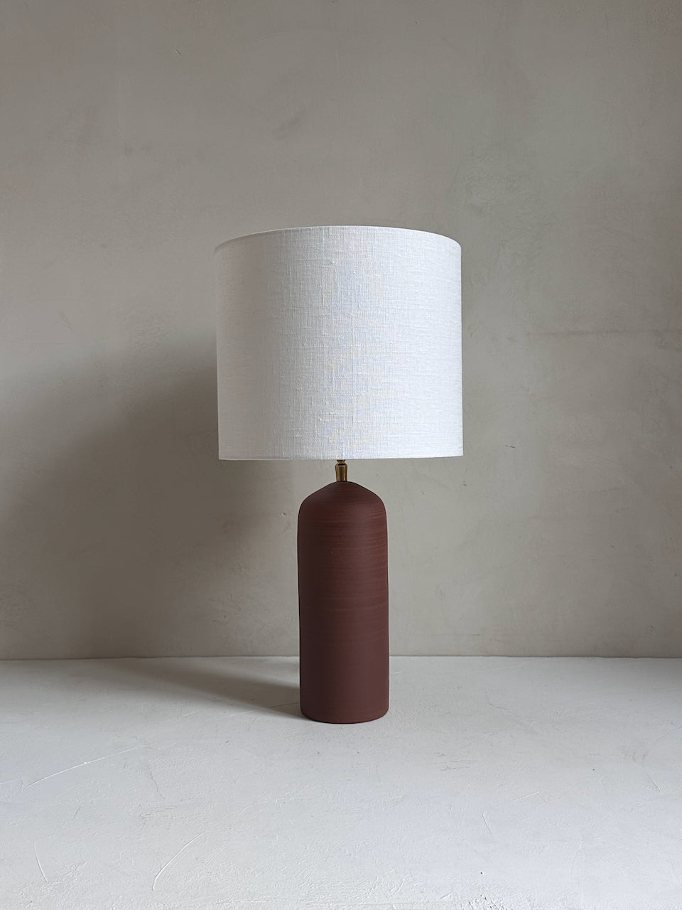 The Corner - Terracotta clay lamp N° 2 - Lighting