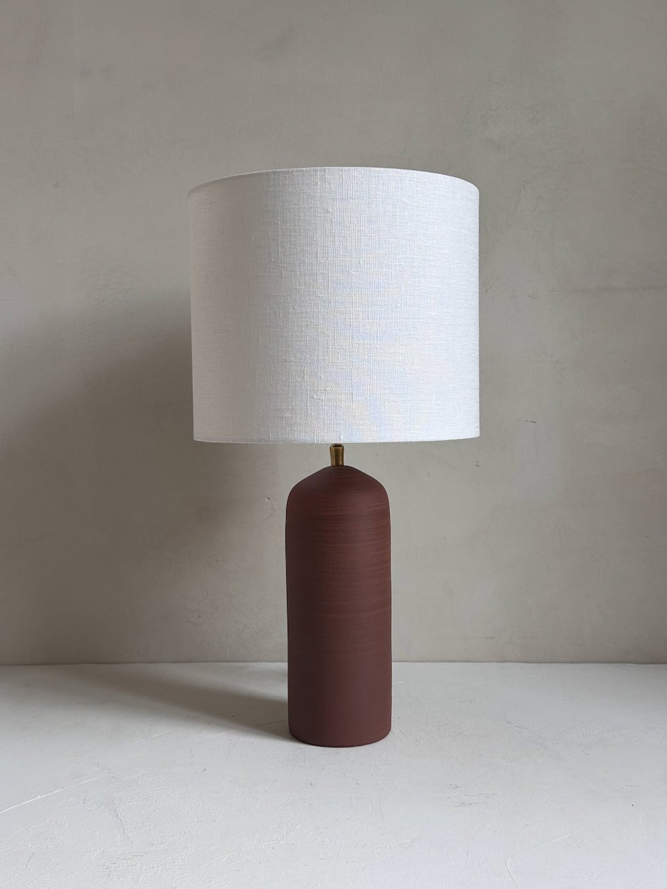 The Corner - Terracotta clay lamp N° 2 - Lighting