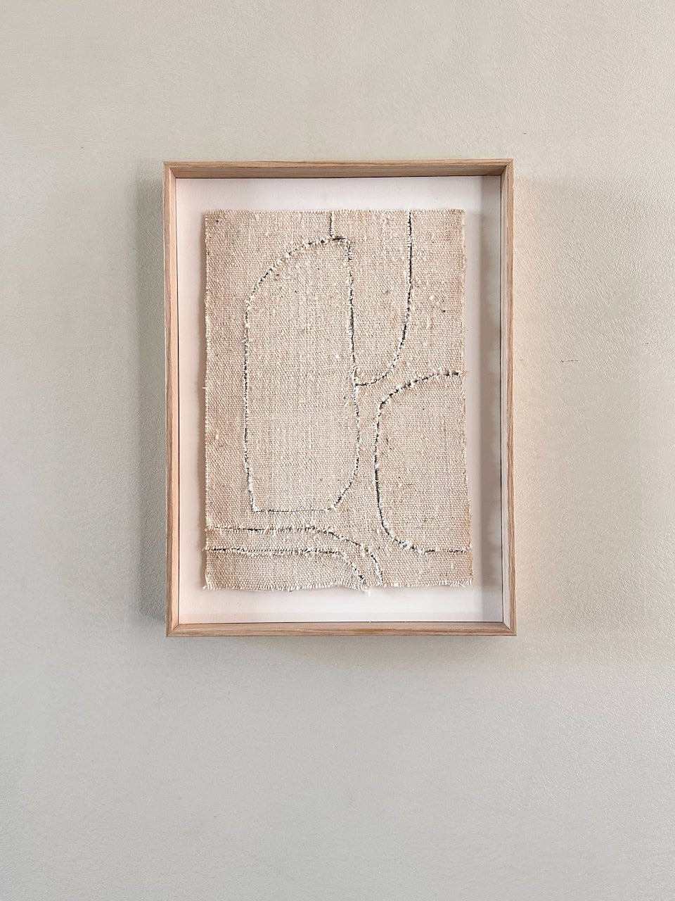 The Corner - Textile Art work No 63 - Textile Art