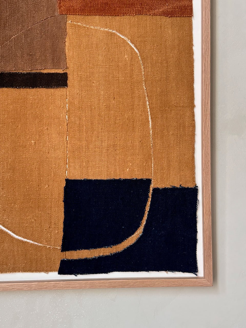 The Corner - Textile Art work No 68 - Textile Art