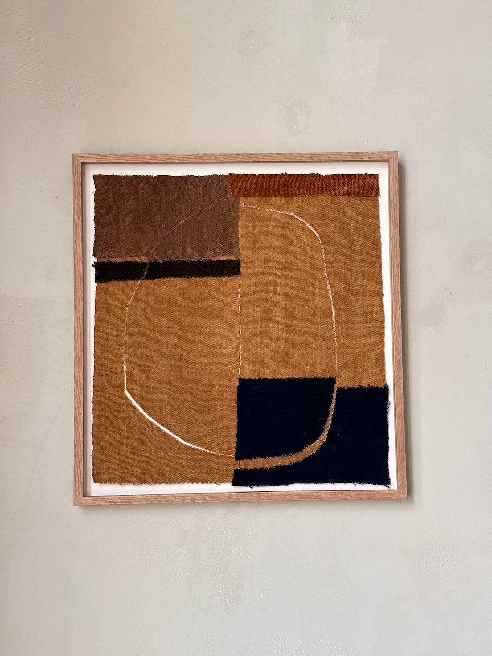 The Corner - Textile Art work No 68 - Textile Art