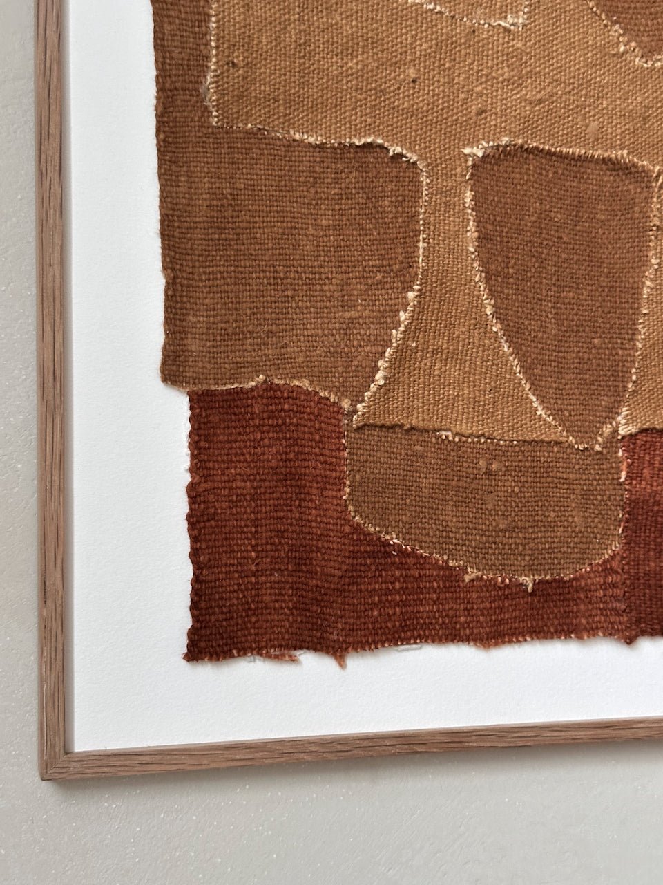 The Corner - Textile Art work No 72 - Textile Art