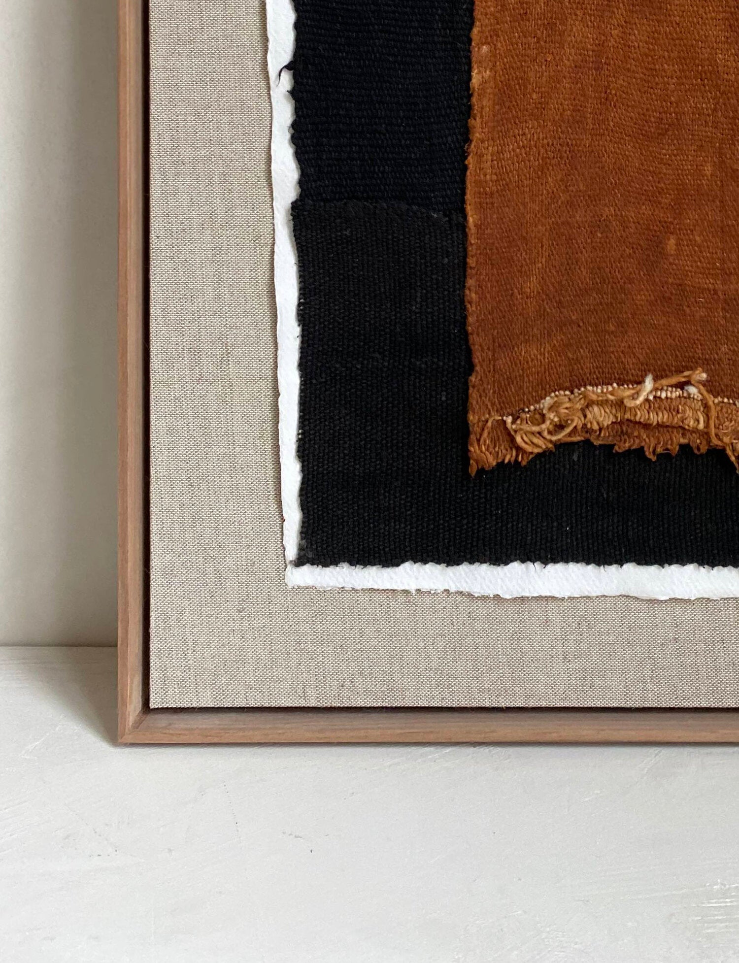 The Corner - Textile artwork N°3 - Textile Art