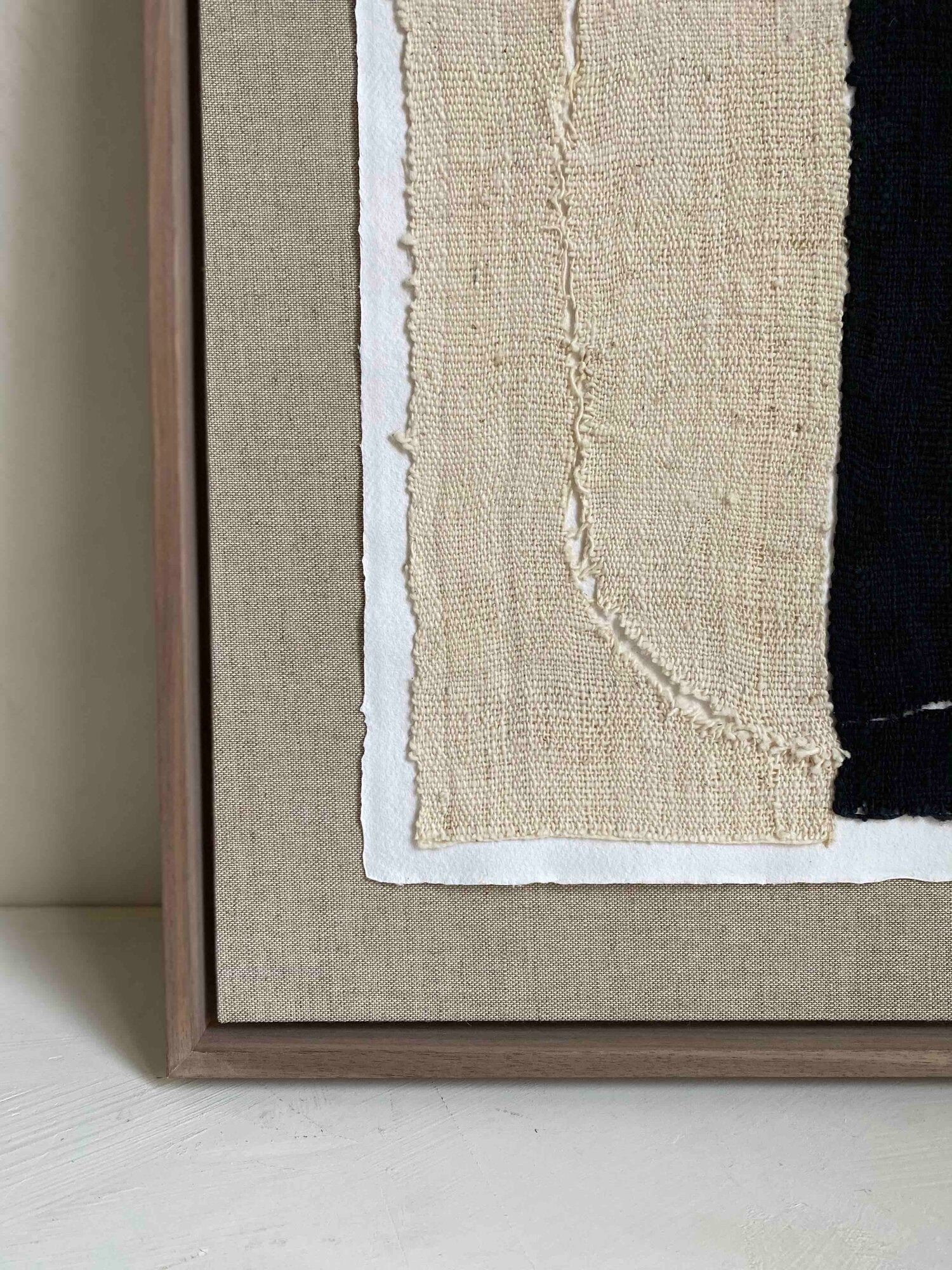 The Corner - Textile artwork N°4 - Textile Art