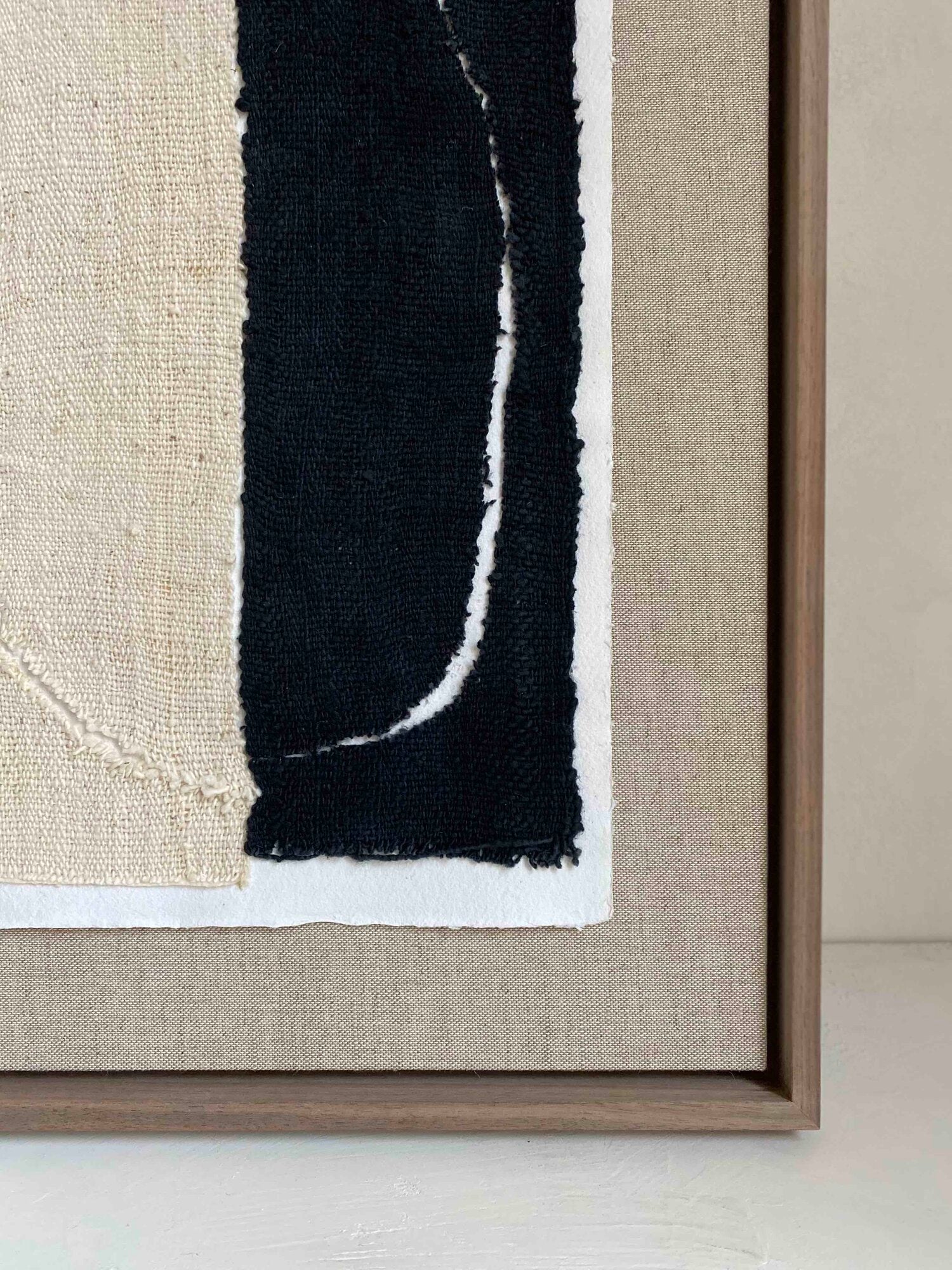 The Corner - Textile artwork N°4 - Textile Art
