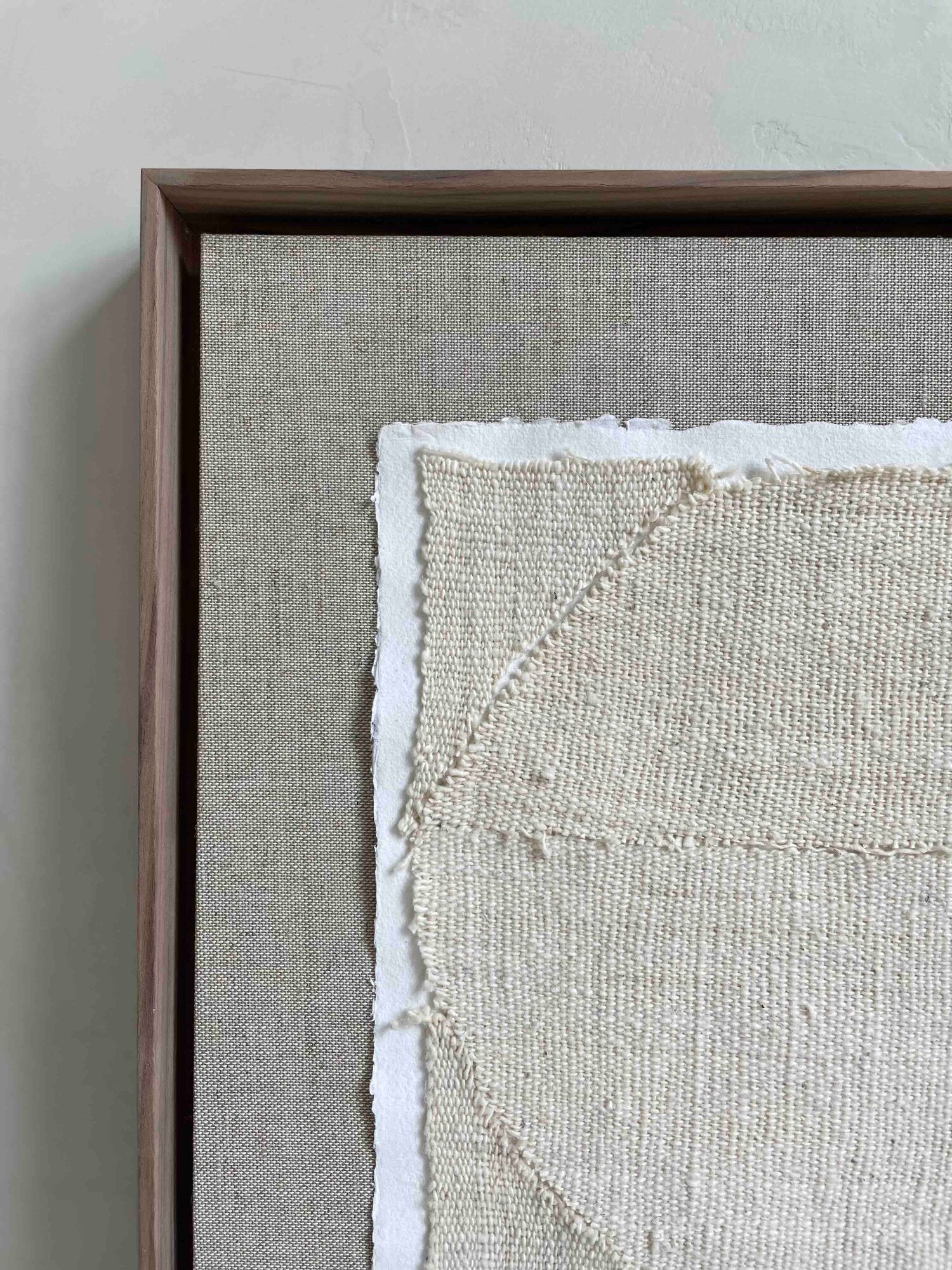 The Corner - Textile artwork N°8 - Textile Art