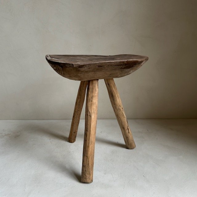 The Corner - Vintage French stool N° 1 - Benches & Stools