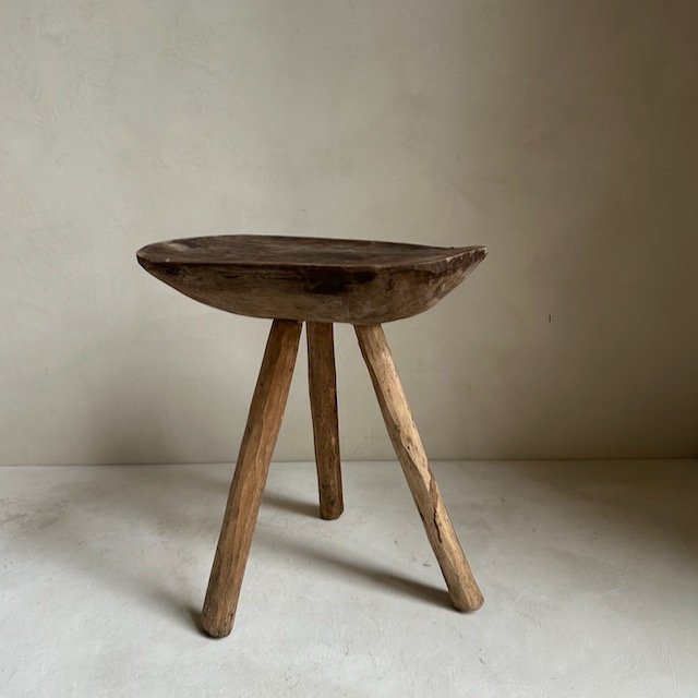 The Corner - Vintage French stool N° 1 - Benches & Stools