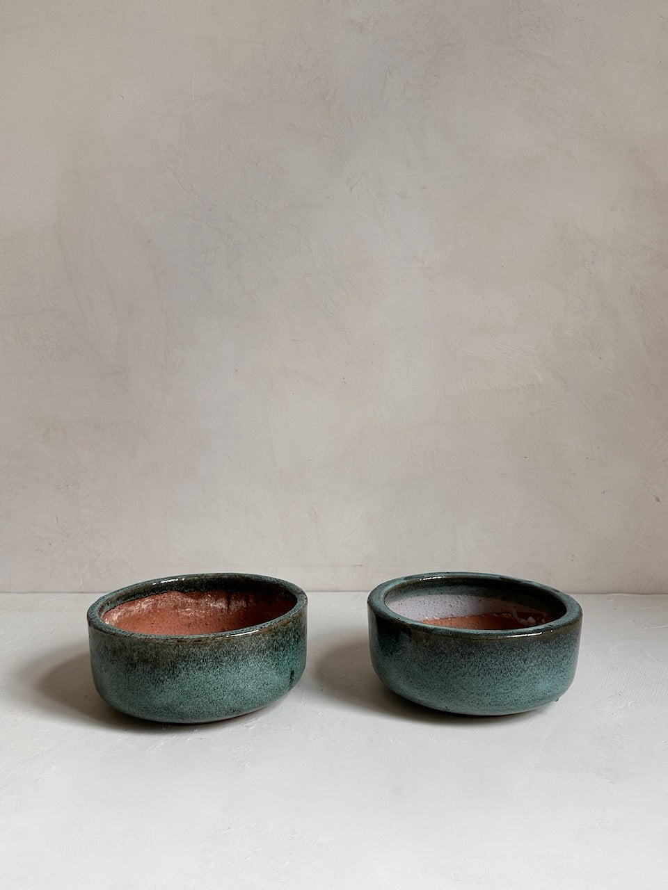 The Corner - Vintage glazed ceramic garden pots (set of 3) - Ceramics