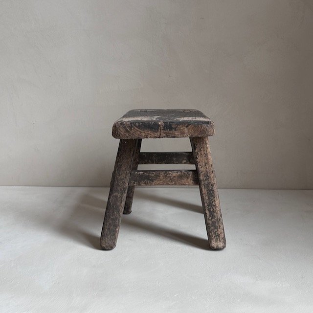 The Corner - Vintage low stool No 11 - Benches & Stools