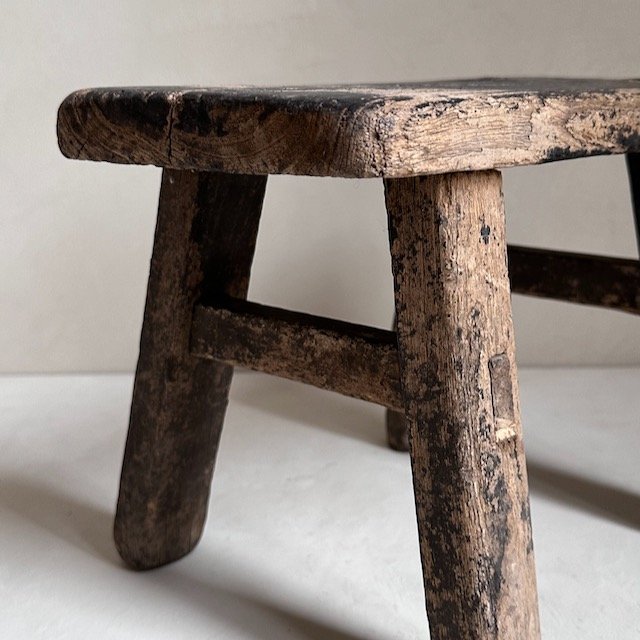 The Corner - Vintage low stool No 11 - Benches & Stools