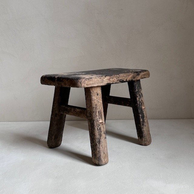 The Corner - Vintage low stool No 11 - Benches & Stools