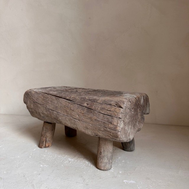 The Corner - Vintage low stool No 9 - Benches & Stools