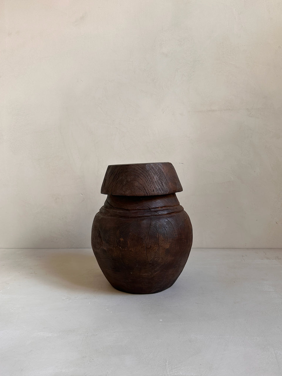 The Corner - Wooden basket with lid N° 3 - Decoration