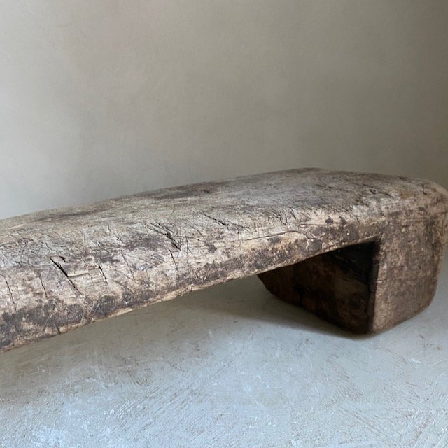 The Corner - Wooden block stool N°1 - Benches & Stools