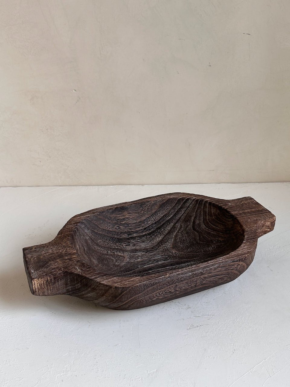 The Corner - Wooden bowl with handle N° 20 - Decoration