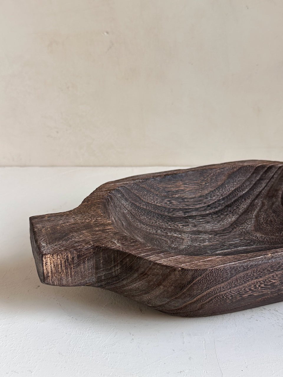 The Corner - Wooden bowl with handle N° 20 - Decoration