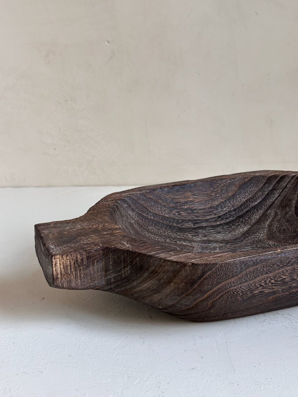 The Corner - Wooden bowl with handle N° 20 - Decoration