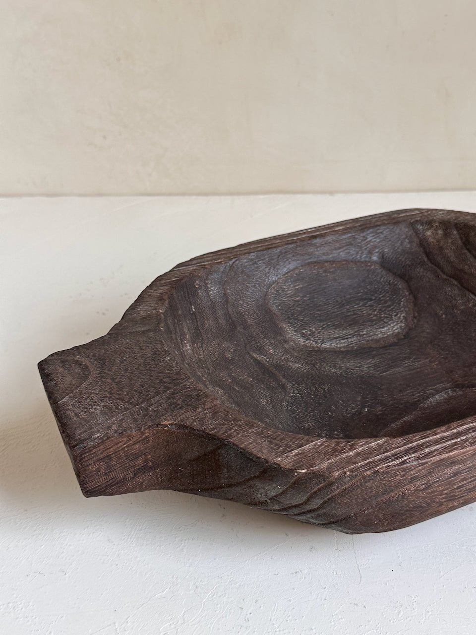 The Corner - Wooden bowl with handle N° 21 - Decoration