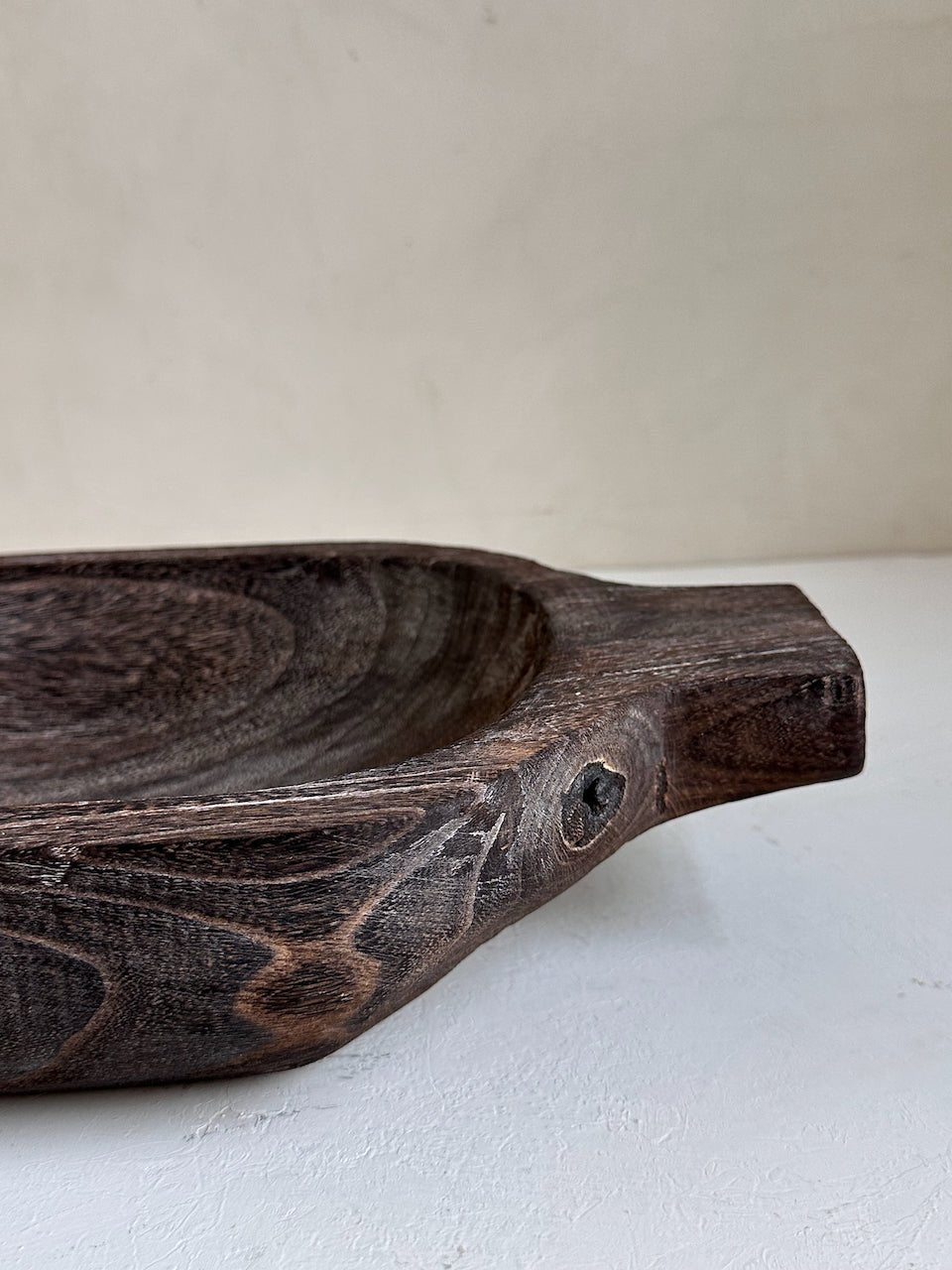 The Corner - Wooden bowl with handle N° 23 - Decoration