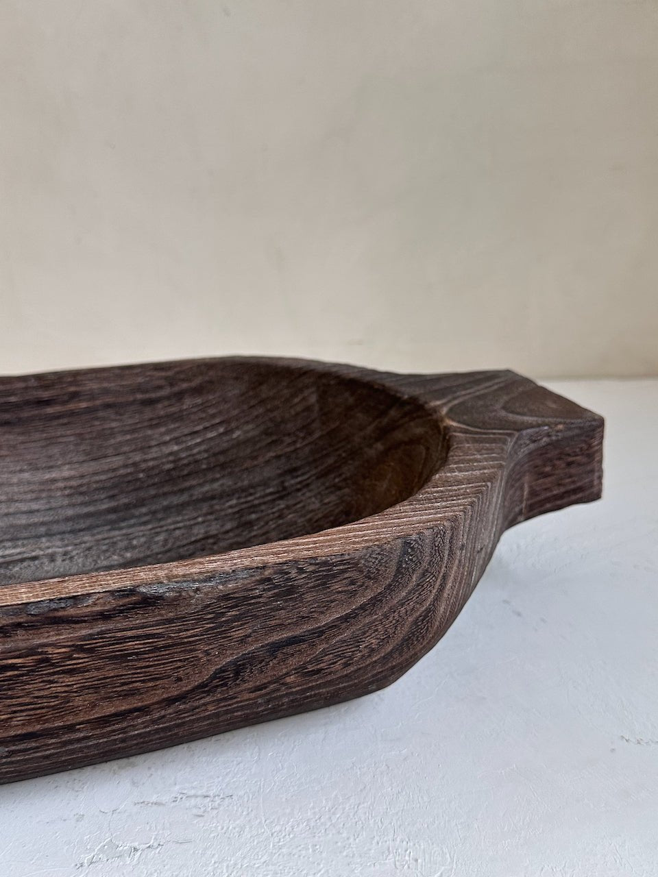 The Corner - Wooden bowl with handle N° 26 - Decoration