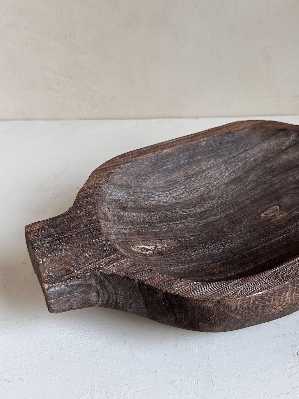 The Corner - Wooden bowl with handle N° 27 - Decoration