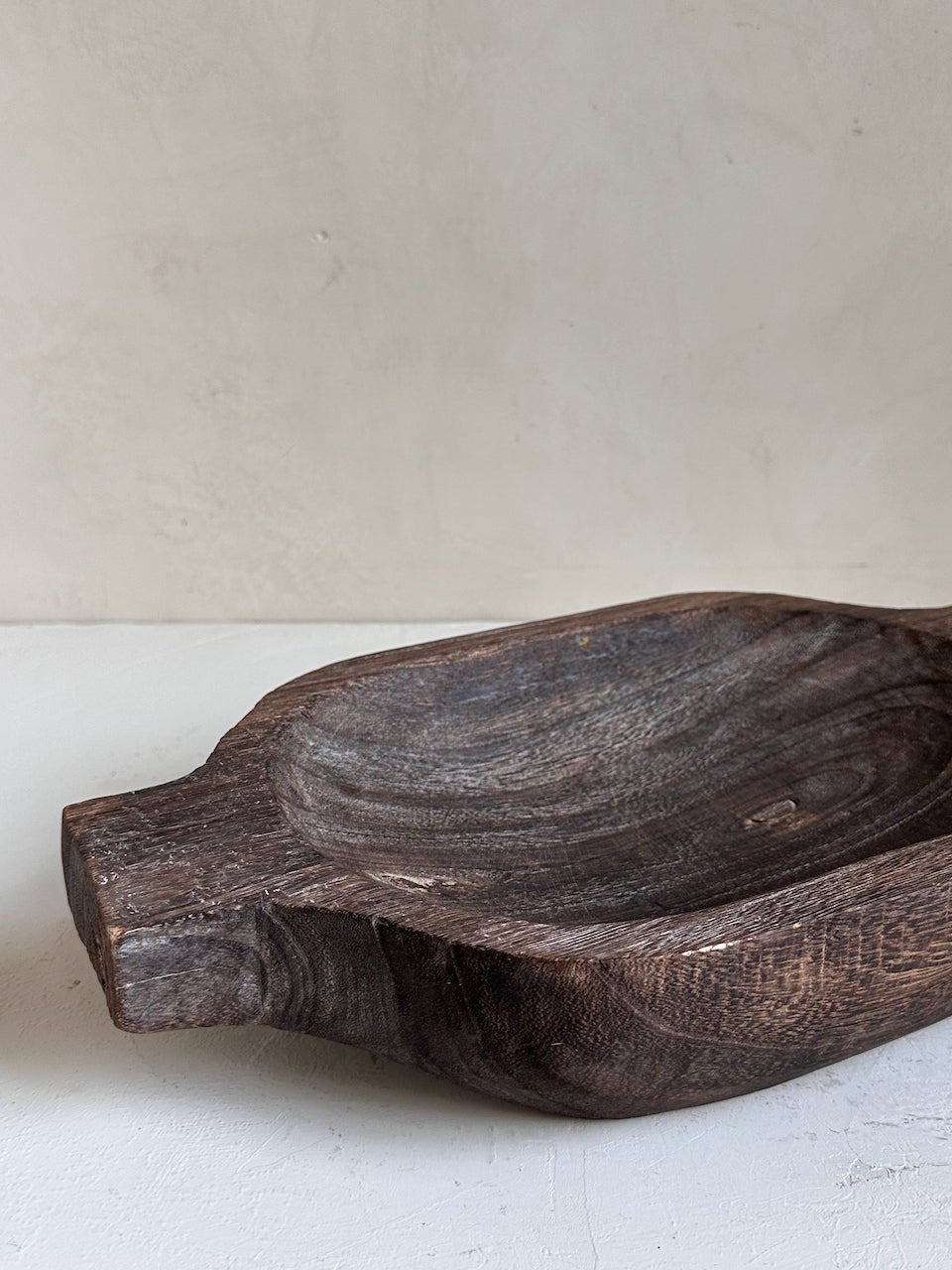 The Corner - Wooden bowl with handle N° 27 - Decoration