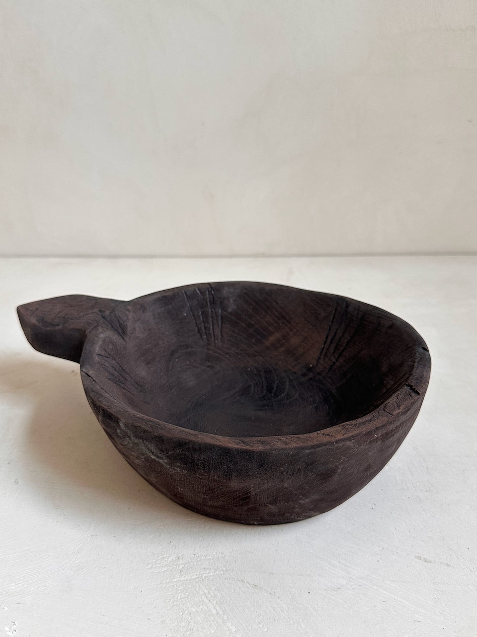 The Corner - Wooden bowl with handle N° 8 - Decoration