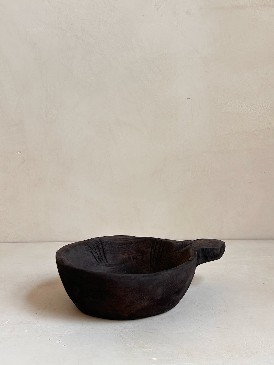 The Corner - Wooden bowl with handle N° 8 - Decoration